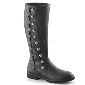 GOTHAM-109 Men's Black Renaissance Boots GOTHAM-109 Men's Black Renaissance Boots