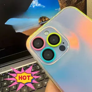 Ceramic Phone Lens Protector with Night Glow Effect, Fluorescent Film for iPhone 17 Pro, Durable Camera Cover for Enhanced Protection