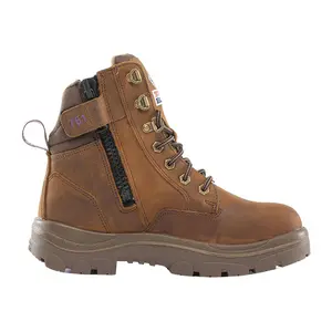Steel Blue Work Boots Womens Southern Cross 6 Inch Waterproof Wide Steel Toe  Work/Duty - Brown