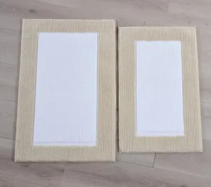 W by Wamsutta Ashford Dobby Set of 2 Bath Rugs