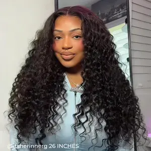 ISEE HAIR Loose Curly Wear Go M-Cap 9x6 Lace Front Wig Pre-Bleached Tiny Knots & Pre-Cut Lace Glueless Wig With Drawstring Glueless Human Hair Wig #SpringStatements#greenish#TikTokShopSpringGlowUp