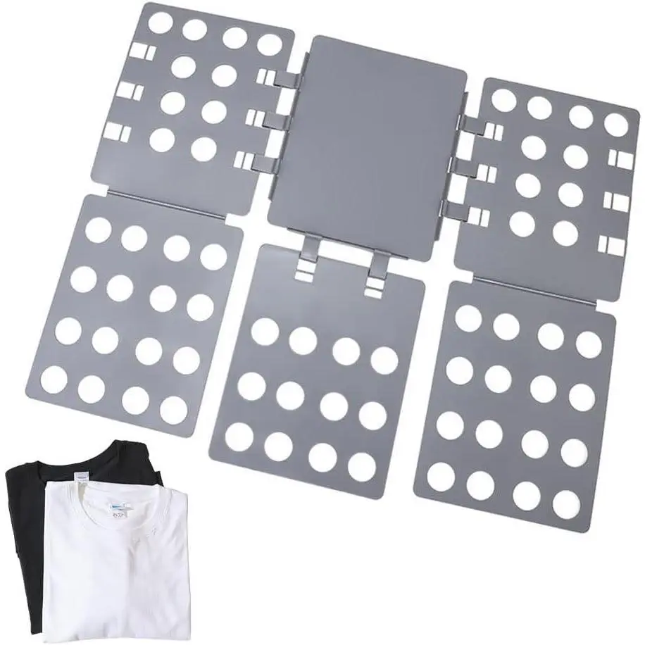 Shirt Folder Clothes Shirt Folding Board Tshirt Folder Assemblable Clothes Easy and Fast to Fold Laundry Helper Assistant for Lazy People, Adults and Kids,Laundry Folding Tool