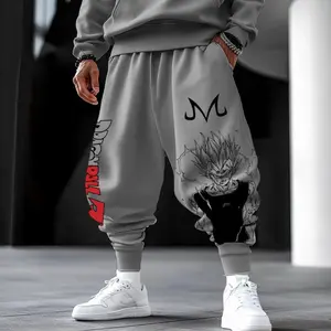 Unisex Broly Jogger Pants, Dragon Ball Sweat Pants, Goku Gogeta Cotton Pant For Fan, Anime Lover