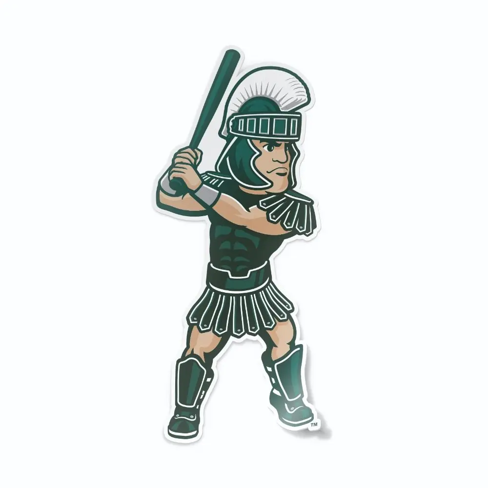 MSU Baseball Sparty Decal