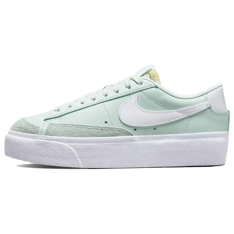 Nike Blazer Low Platform Barely Green' Durable Non-slip Skate Shoes Women's DJ0292-300