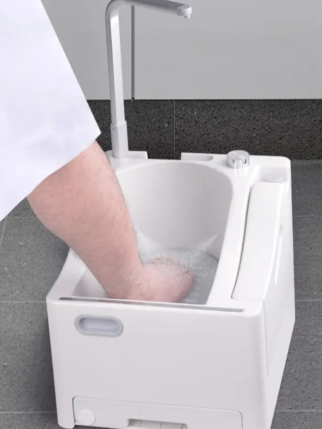 Wudu 707   Hand Foot, portable sink for trucks, portable sink, sink for car, Wudumate Washer Foot Washer Sink Muslim Ablution Wudu Basin Plastic Patented Multi-functional Wudu Water Saving Portable Wudu