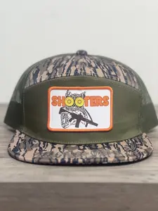 Shooters Patch on Riverbed Threads 7 Panel Hat