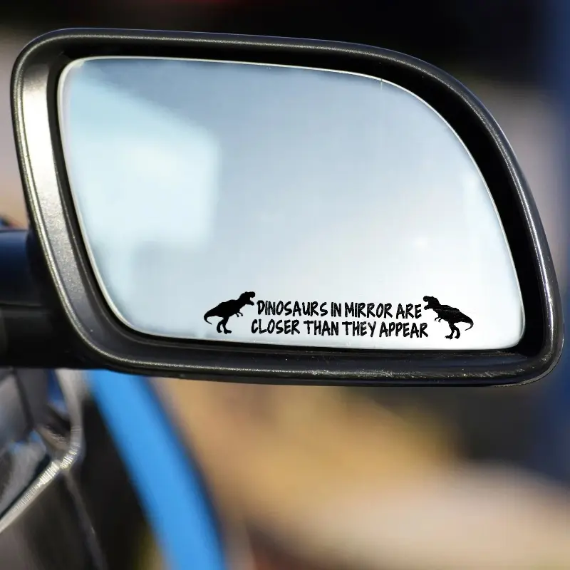 1PC Funny "Dinosaur Slogan" Sticker, Car Decals, Sticker For Cars, Car decorations, Funny Car Stickers - For fun suitcases, desk ornaments, quirky merch. Dinosaur pun design adds humorous details, great for funny decor!