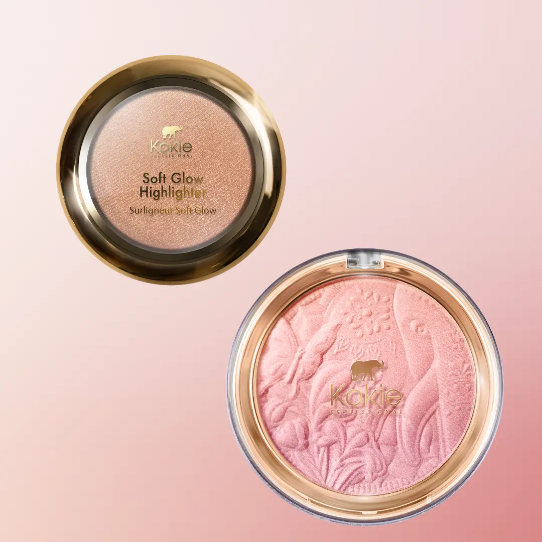 Kokie Professional Soft Glow Highlighter & Soft Gradient Blush