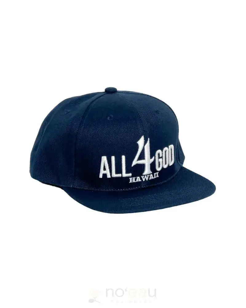 ALL 4 GOD HAWAII - A4G Snap Backs Bold Writing