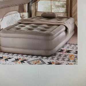 Self inflating air mattress camping ultra lightweight sleeping pad twin aerobed