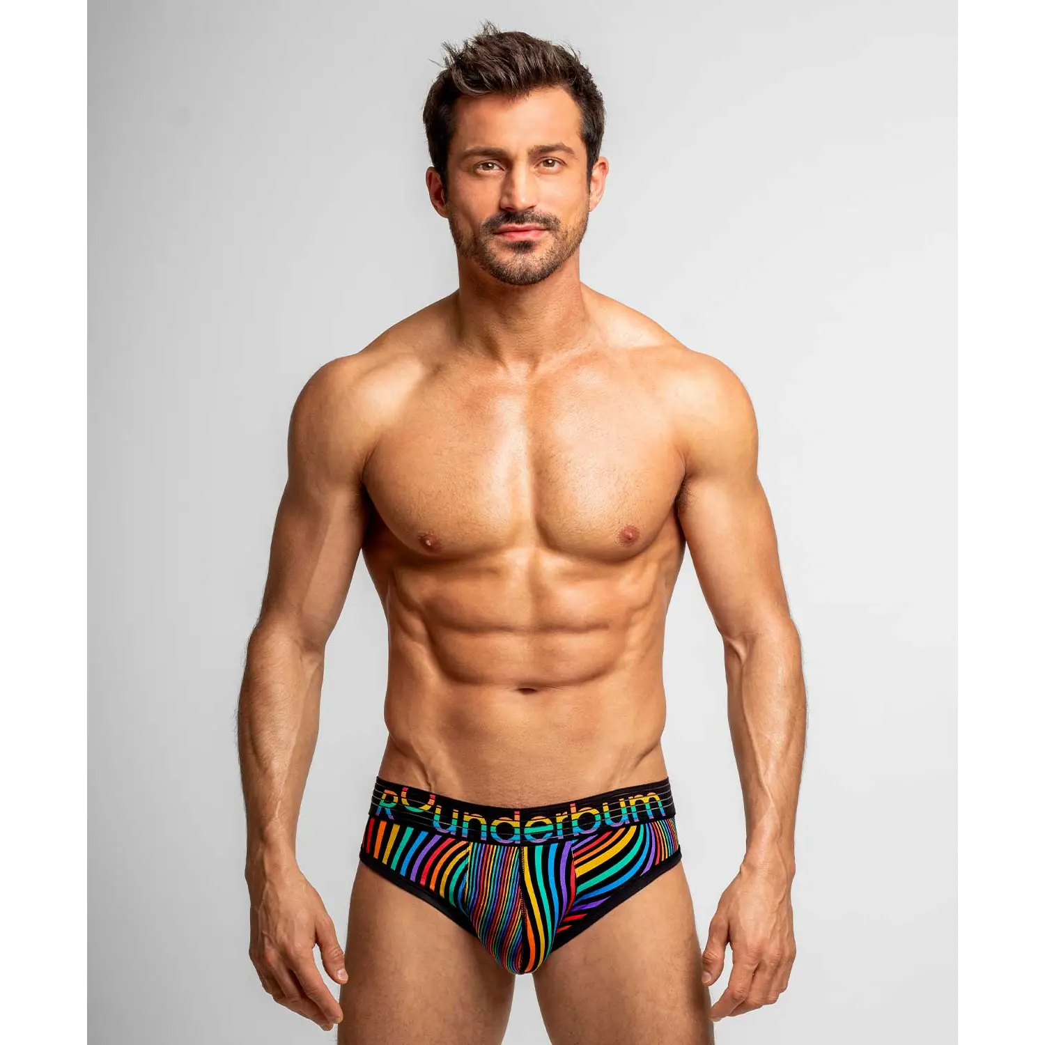 Rounderbum WAVEFORM PRIDE Padded Brief Smart Cup Men's Butt Bulge Enhancer S-XL