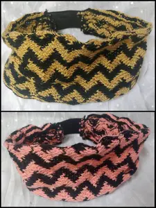 CHEVRON KNITTED HEADBAND