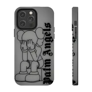 Kaws Seated Phone Case, Angel Theme Gift, Compatible with iPhone 17/16/15/14/13/12/11 Pro Max/Plus and Samsung Galaxy S23FE/22/23/24/25