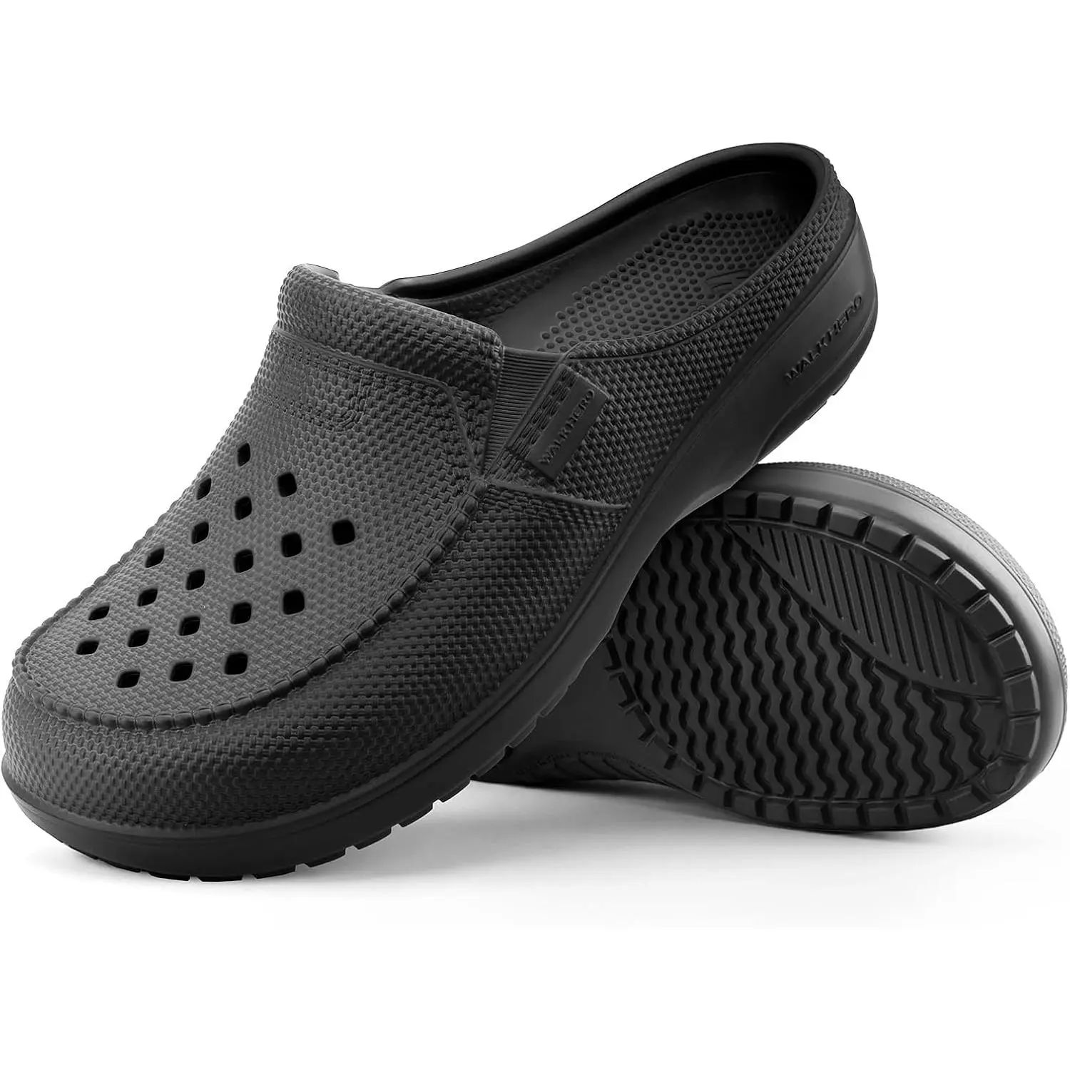 Mens Clogs with Arch Support, Comfortable Clogs for Men with Cushion Footbed, Orthopedic Slip On Unisex Slippers for Plantar Fasciitis, EVA Lightweight Garden Shoes with Anti-Skid OutsoleGift.