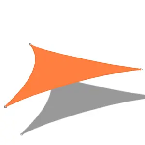 Waterproof Triangle Sun Shade Sail Patio Canopy Cover Awning Shelter -Orange /Muddy water / Forest Green
