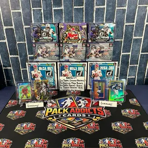 Break 117 - NFL Pick Your Team | 3x Topps Chrome Blasters, 3x Donruss Mega Boxes, 2x Optic Blaster Boxes, & 1x Select Blaster Box | 9 Boxes Total