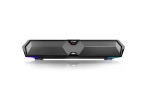 Edifier MG300 Computer Speakers Computer SoundBar: RGB LED Gaming Speakers Computer with Microphone - Powered Laptop Speakers Quick Connection Bluetooth 5.3 & USB Adapter for Gaming & Desktop Speakers