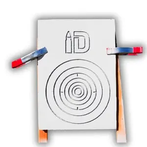10" Bullseye Self-Healing Infinity Target – Durable Reusable Rubber Target for Thousands of Rounds | Reactive Hits, Weatherproof, No Ricochet