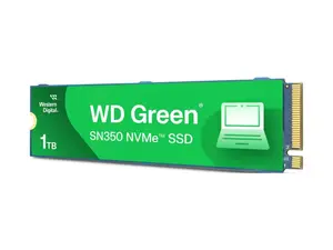 WD Green SN350 WDS100T2G0C 1 TB Solid State Drive - M.2 2280 Internal - PCI Express NVMe (PCI Express NVMe 3.0 x4) - 2400 MB/s Maximum Read Transfer Rate   WDS100T2G0C-00CDH0