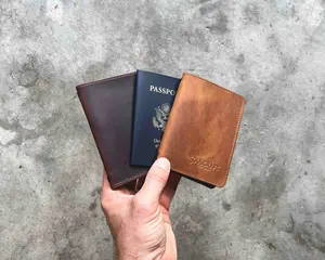 The Leather Passport Cover - U.S. Sized