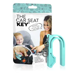 The Car Seat Key 1 Packs - Original Car Seat Key Chain Buckle Release Tool - Easy Unbuckle Opener Aid for Nails, Parents & Grandparents by NAMRA Made in USA
