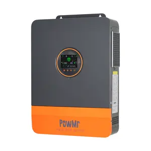 6500W 48V Solar Hybrid Inverter | Inversor solar 6.5KW 120/240V Split Phase, Built-in 140A MPPT Charger Controller, Max PV Input 10kW 550V, Support 6 Units Parallel & Lead Acid/Lithium/Batteryless Operation High-Power