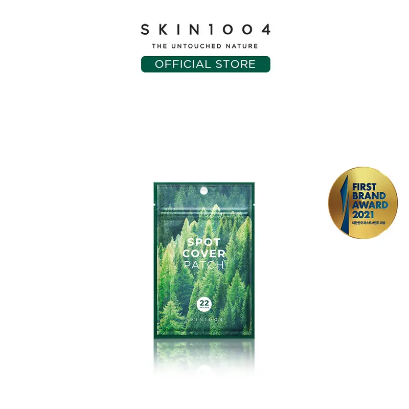 [SKIN1004 Official Shop] Spot Cover Patch (1set-22ea, 3set-66ea, 5set-110ea), Acne Pimple Patches for Small Blemishes of the Skin, Ultra-thin Acne Patch for Sensitive Skin, Spot Cover Patch for Acne Skin