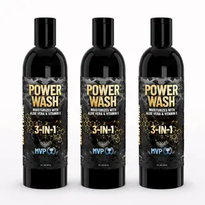 Derm Dude 3-in-1 Power Wash Body Wash, Shampoo & Conditioner 3 Pack - MVP Scent 8oz