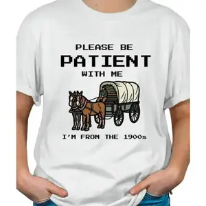 I'm from the 1900's Oregon Trail T-shirt Menswear Top Shortsleeve Casual