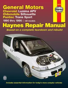 General Motors covering Chevrolet Lumina APV, Oldsmobile Silhouette & Pontiac Trans Sport models (90-96) Haynes Repair Manual