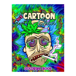 St***r Coloring Book Tr***y Psychedelic 420 Designs Stress Relief - Paperback