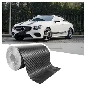 30ft X 4" Carbon Fiber Wrap Pin Striping Tape For Cars All Body Components Universal Automotive Pinstriping Car Decorations Truck (4 Inch)