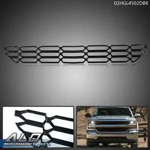 Fit For 2016-2018 Chevy Silverado 1500 Front Lower Grille Overlay Cover Insert