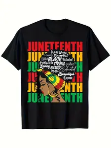 Large Size, June 16, 1865 Independence Day T-Shirt