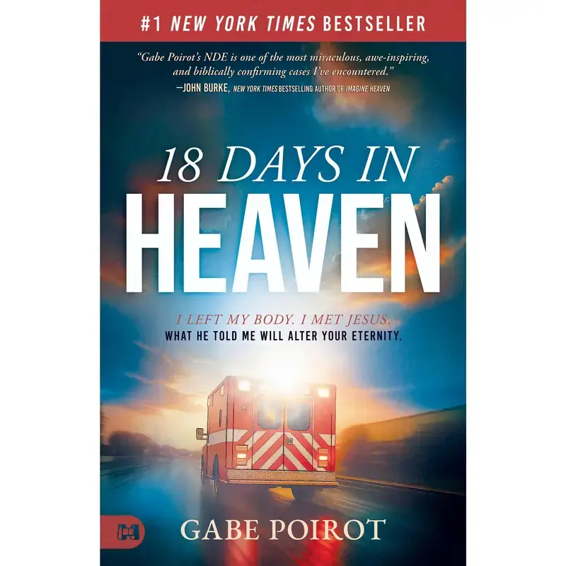 18 Days in Heaven by Gabe Poirot, Christian Spiritual Book, Near-Death Experience, Faith, Jesus & Religious Reflection