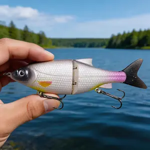Flow Glider 130 Fishing Lure, Bass Fishing Swimbait, Natural Swimming Action, Realistic Fish Behavior, Effective Fishing Gear