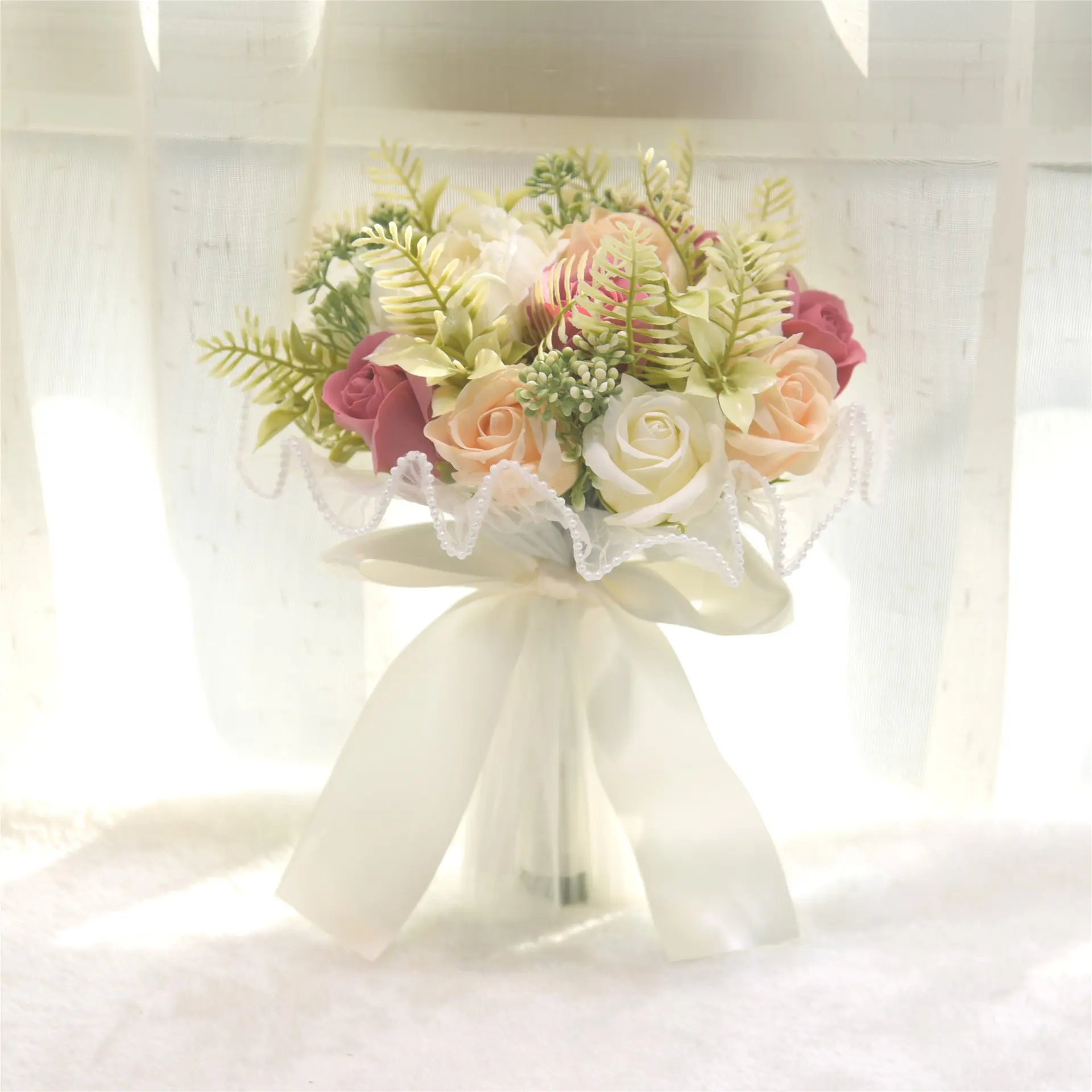 158 Peony Rose Soap Flower Bean Paste