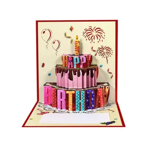 Creative 3D Pop-Up Birthday Card