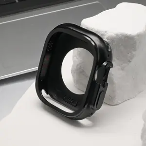 Protective Case for Apple Watchultra 1 2 3 49mmUpgrade Metal Frame Shell for Iwatch Series11 10 9 8 7 6 5 4 SE 44/45/46mm Apple Watch Accessorie Case Metal+PC Smart Watch Accessories