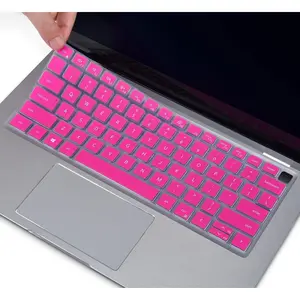 Keyboard Cover  for  Latitude 3440 5440 5430 5431 5420 14", 14" 7440 7430 7420 7410,  Latitude 14" 9420 9430, 15.6" 9520 9510 7520 Keyboard Protector, Hot Pink