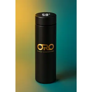 ORO Smart Bottle - Portable Drinkware with Smart Temperature Display & Sleek Design for Dancers & Fans