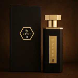 Reef 11 Luxury Unisex Perfume – Eau de Parfum 100ml | Notes of Pink Pepper, Sandalwood & Jasmine | Deep, Sophisticated, Long-Lasting Scent | Premium Arabic-Inspired Fragrance by Reef Perfumes