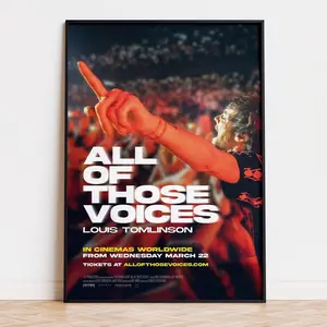 Louis Tomlinson - All of Those Voices - Movie Poster |  | High Quality Ready To Print
