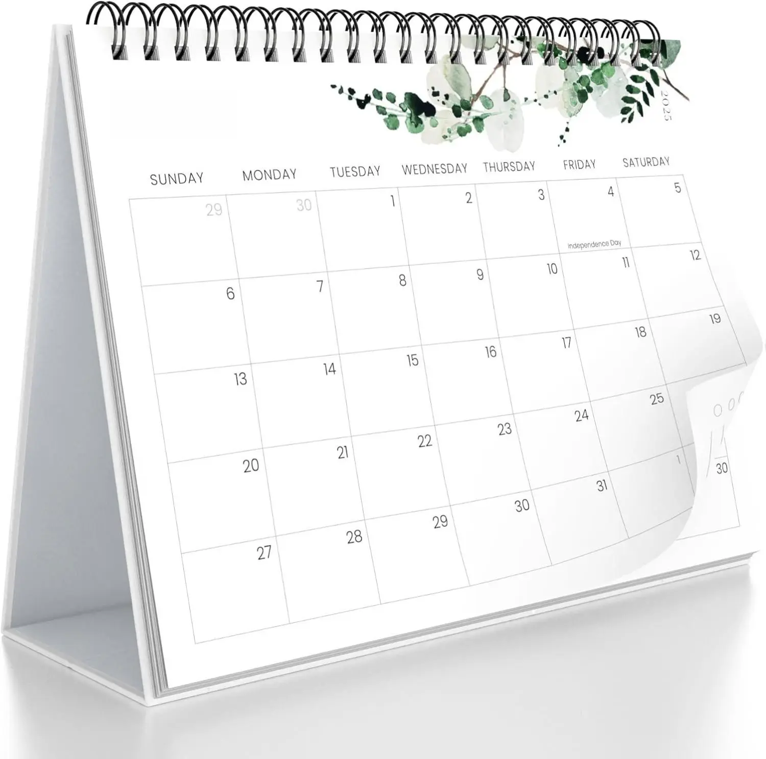 2025-2026 Aesthetic Calendar Design Desk Organizer, Small Flip Desktop Tool for Easy Planning - Runs June 2025 to December 2026