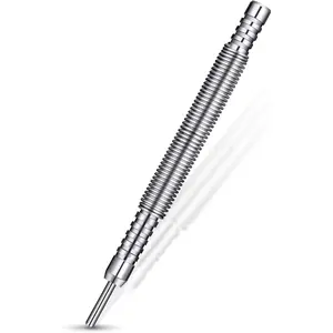 Hinge Pin Remover Punch Spring Nail Punch Spring Punch Tool Silver Hinge Pin Removal Tool Precision Machined Hinge Pin Removal Tool for Carpenter or Finisher 1/8''
