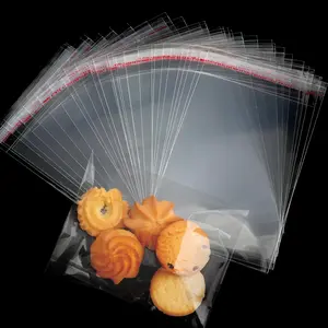 200 Pcs Thickened Cookie Bags with Seal 5x7 In