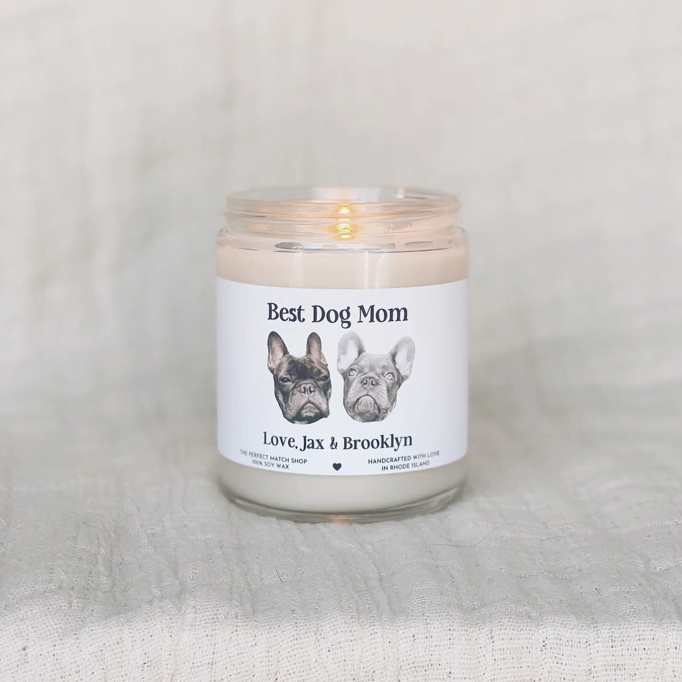 Custom Dog Face Candle For Dog Mom Dog Dad Dog Lover candle Dog Memorial Gift