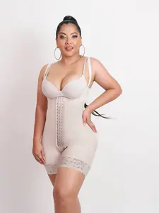 1023 - High Waist Shaper Strapples with 3 hooks and Butt Lifter