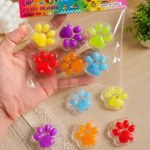 Colorful Cat Paw Squishy Toy |   Super Soft Stress Relief Sensory Toy |   Kawaii Desk Decor & Gift